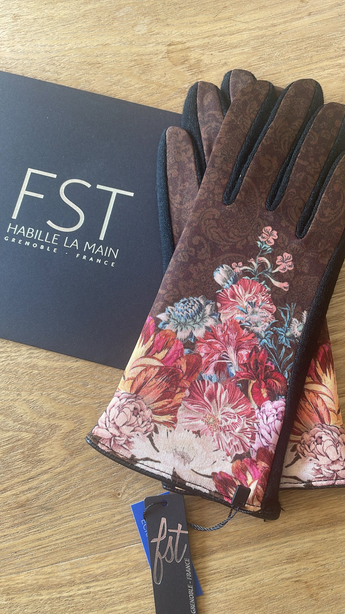 Gants femme en laine - TULIPE