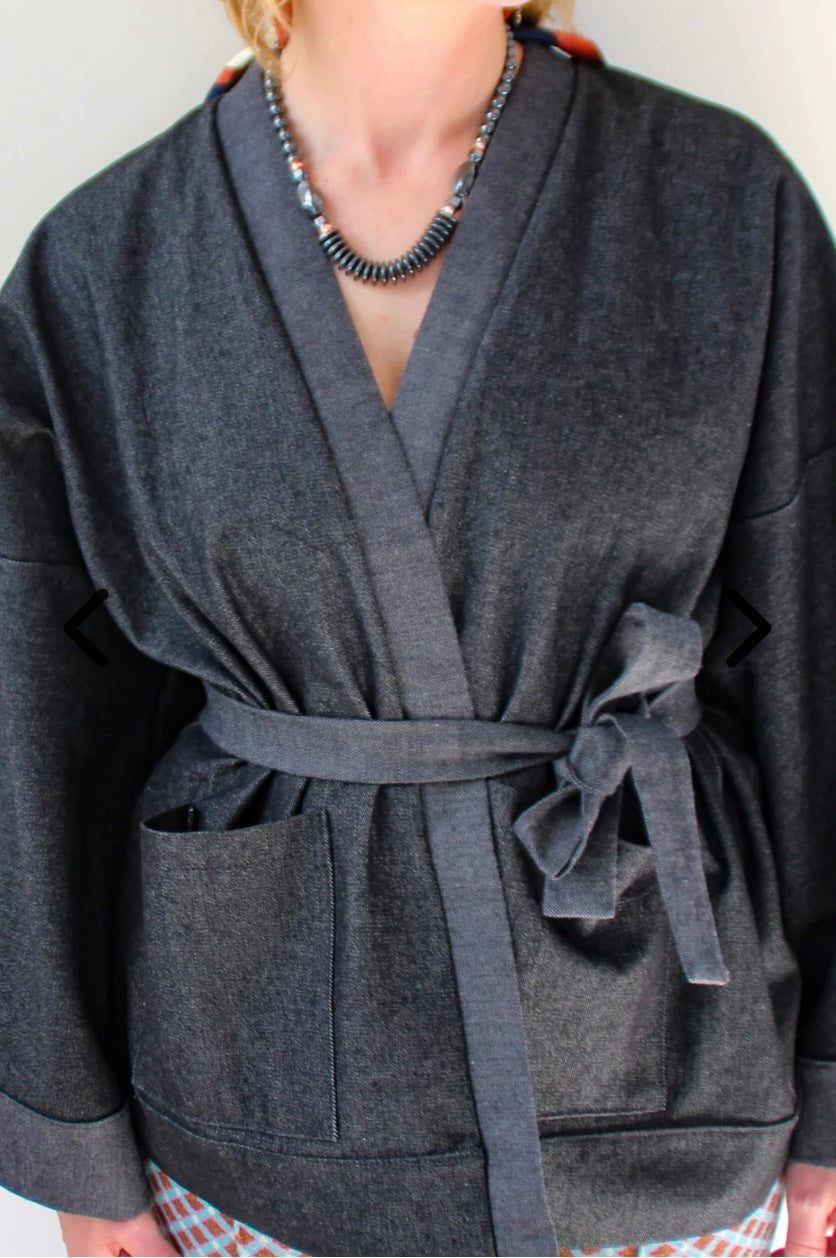 Kimono - MARCEL - Denim Noir