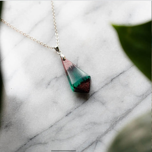 Pendentif en Bois d’Amarante