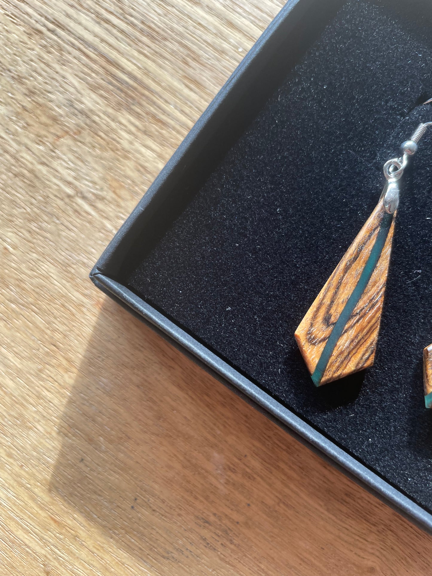 Boucles d’oreilles en bois de Bocote