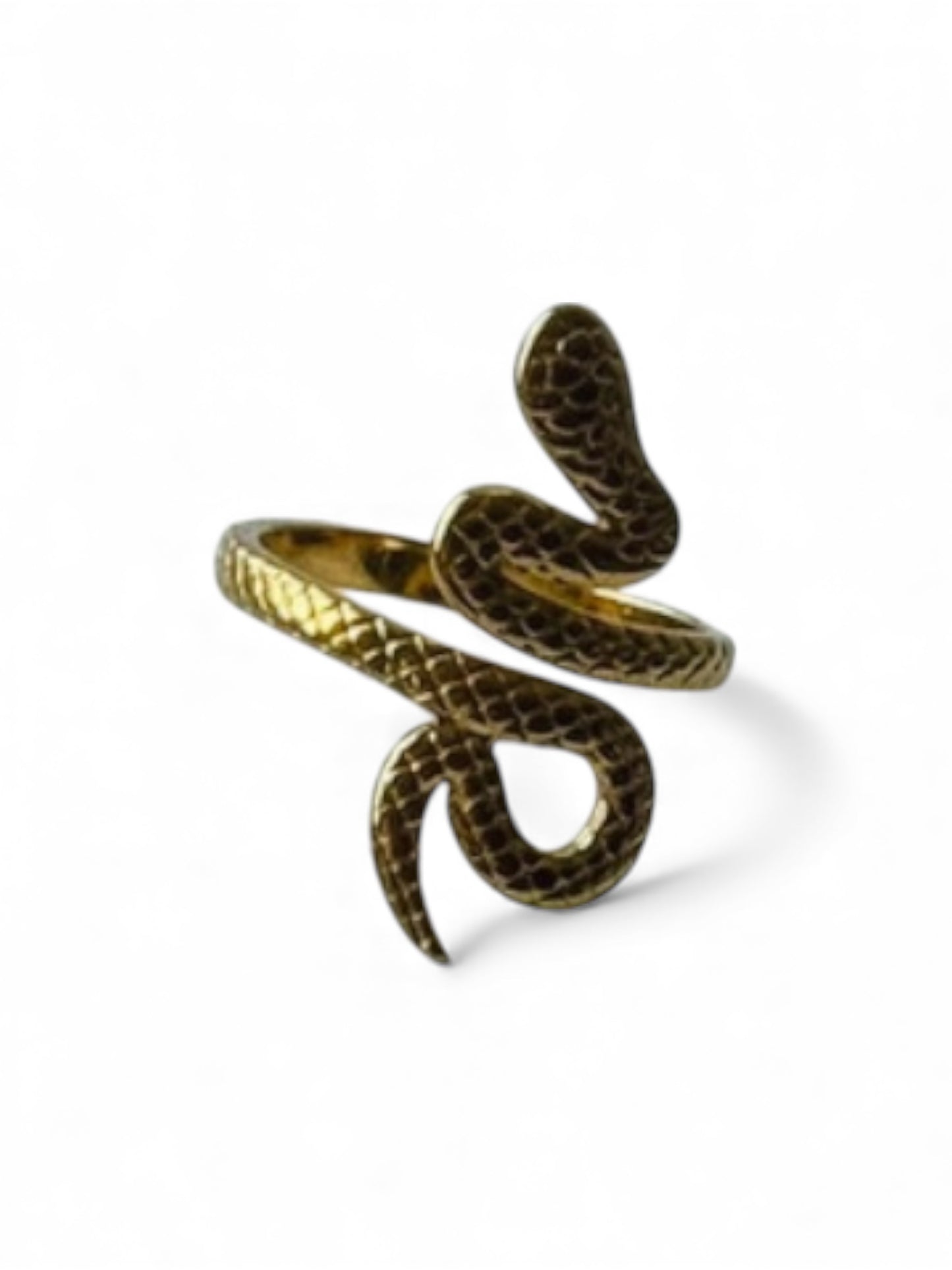 Bague serpent ajustable